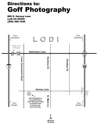 Goff Photography Map